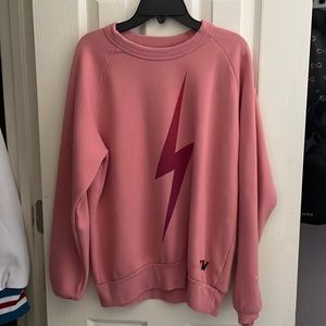 RARE pink aviator nation sweatshirt. WOMENS XS